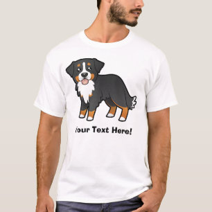 Cartoon Bernese Mountain Dog T-Shirt