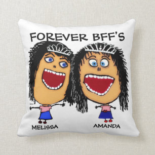 Cartoon Best Friend BFF's Cushion
