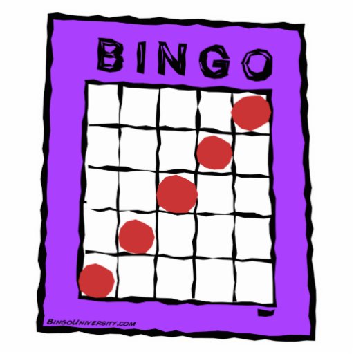 Cartoon Bingo Card Photo Sculpture | Zazzle