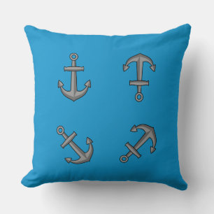 Cartoon Boat Anchor Set Cushion