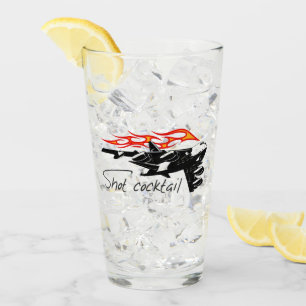 Cartoon bomber glass