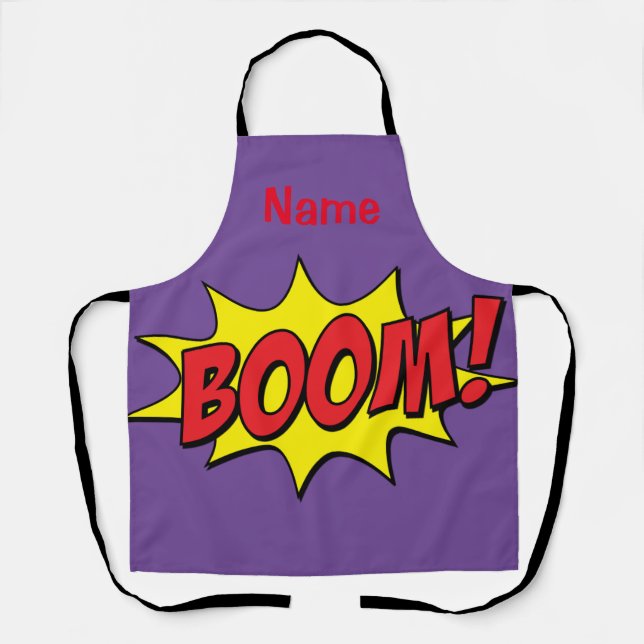 Cartoon Boom Thunder_Cove Apron (Front)