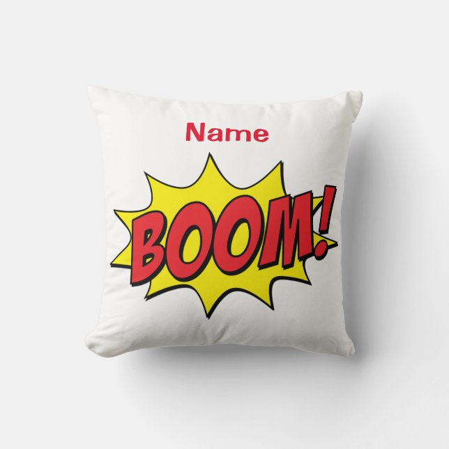Cartoon Boom Thunder_Cove Cushion (Front)