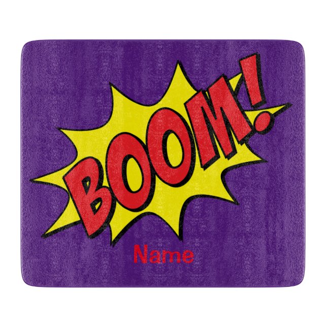 Cartoon Boom Thunder_Cove  Cutting Board (Front)