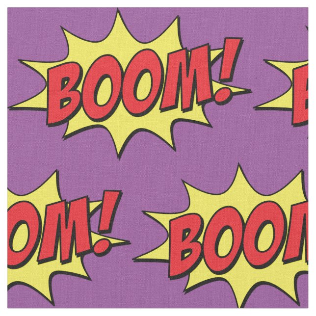 Cartoon Boom Thunder_Cove Fabric (Close Up)