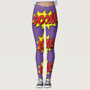 Cartoon Boom Thunder_Cove Leggings