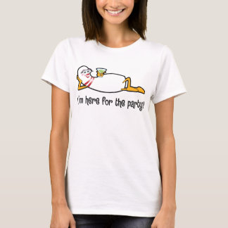 Cartoon Bowling Pin Shirt - I'm Here for the Party