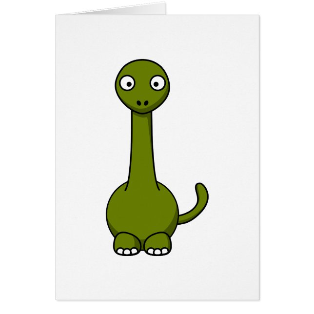 Cartoon brontosaurus (Front)