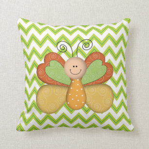 Cartoon Bug Kids Room Pillow