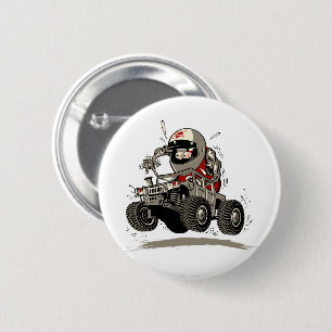 Cartoon Buggy 6 Cm Round Badge