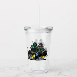 Cartoon buggy acrylic tumbler