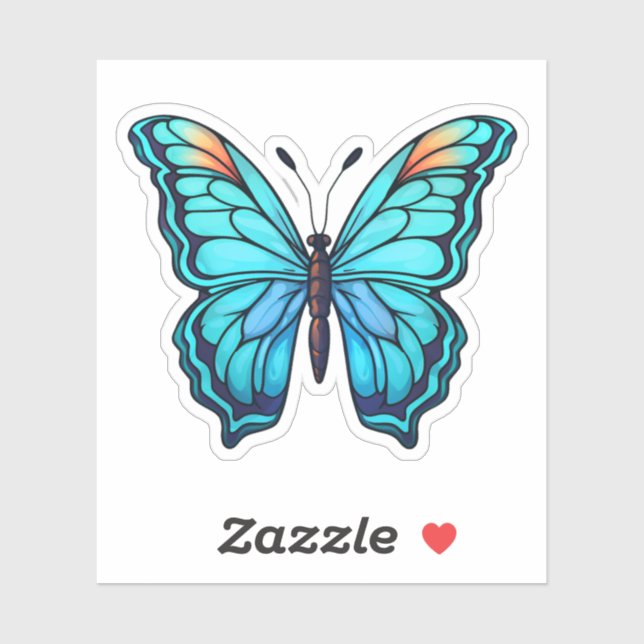 Cartoon butterfly illustration (Sheet)