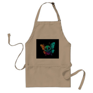 cartoon-butterfly-with-butterfly-its-head standard apron