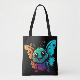 cartoon-butterfly-with-butterfly-its-head tote bag