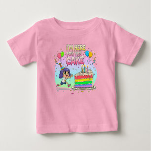 Cartoon Cake Lover-Cute Birthday Gift Baby T-Shirt