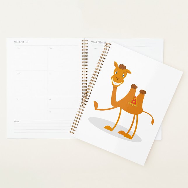 Cartoon Camel Smiling Desert Animal Character Planner (Creator Uploaded)