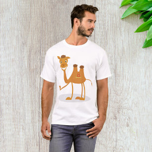 Cartoon Camel Smiling Desert Animal Character T-Shirt