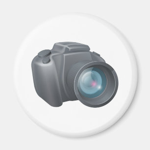 Cartoon camera illustration magnet
