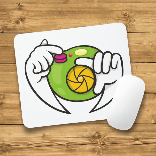 Cartoon Camera Mouse Pad (Creator Uploaded)