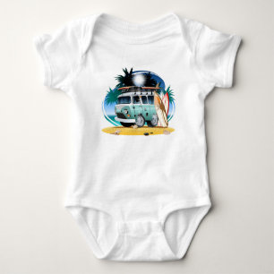 Cartoon Camper Baby Bodysuit