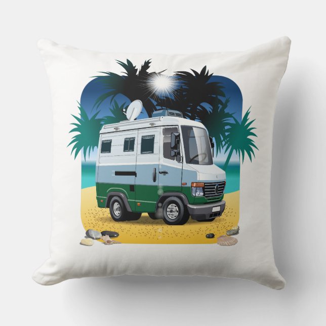 Cartoon Camper Cushion (Front)