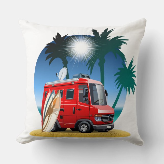 Cartoon Camper Cushion (Front)