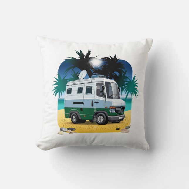 Cartoon Camper Cushion (Front)