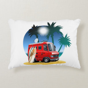 Cartoon Camper Decorative Cushion