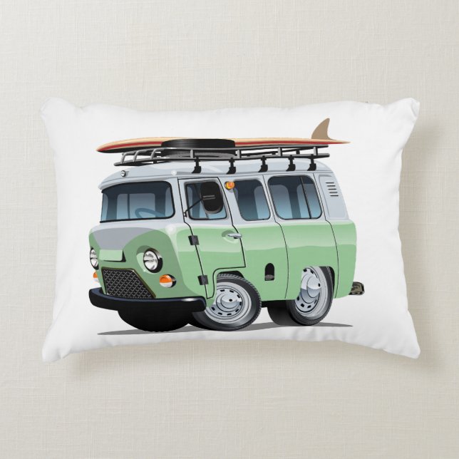 Cartoon Camper Decorative Cushion (Front)