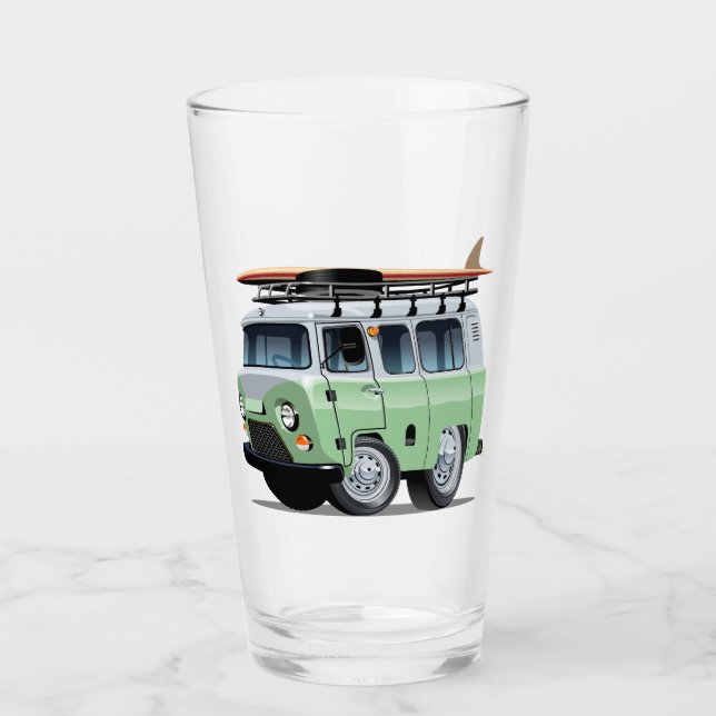 Cartoon Camper Glass (Front)