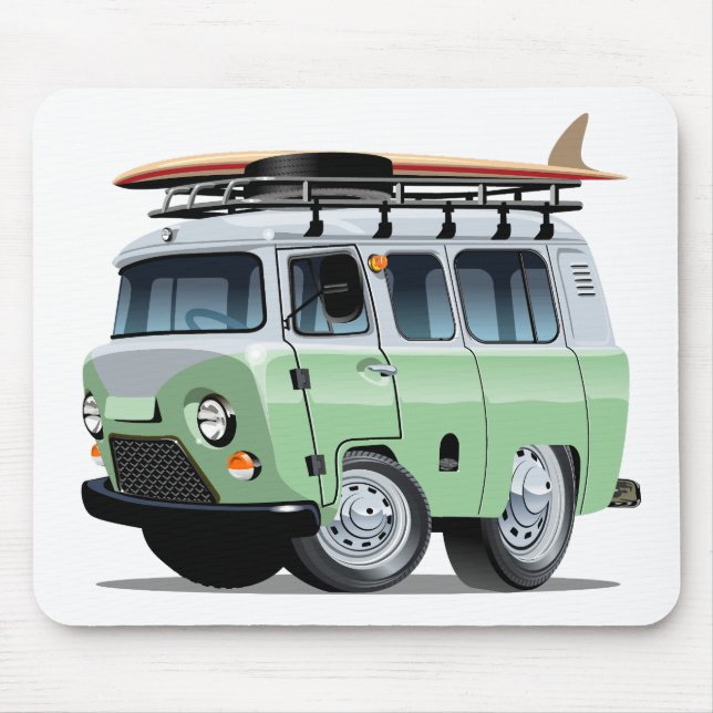 Cartoon Camper Mouse Pad (Front)
