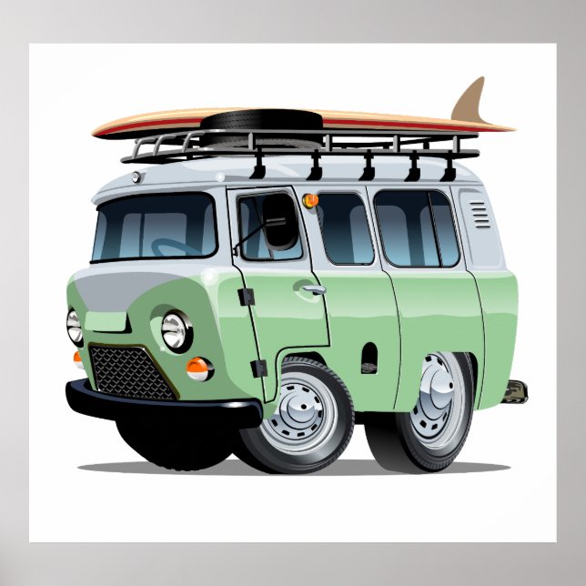 Cartoon Camper Poster (Front)