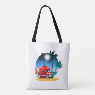 Cartoon Camper Tote Bag