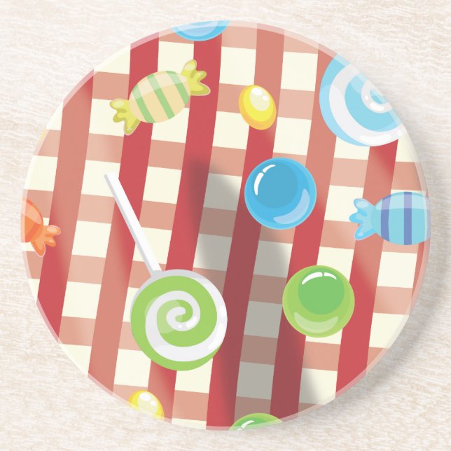 Cartoon Candy Coaster (Front)