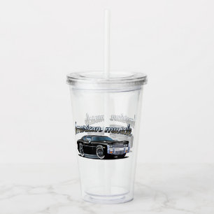 Cartoon car acrylic tumbler