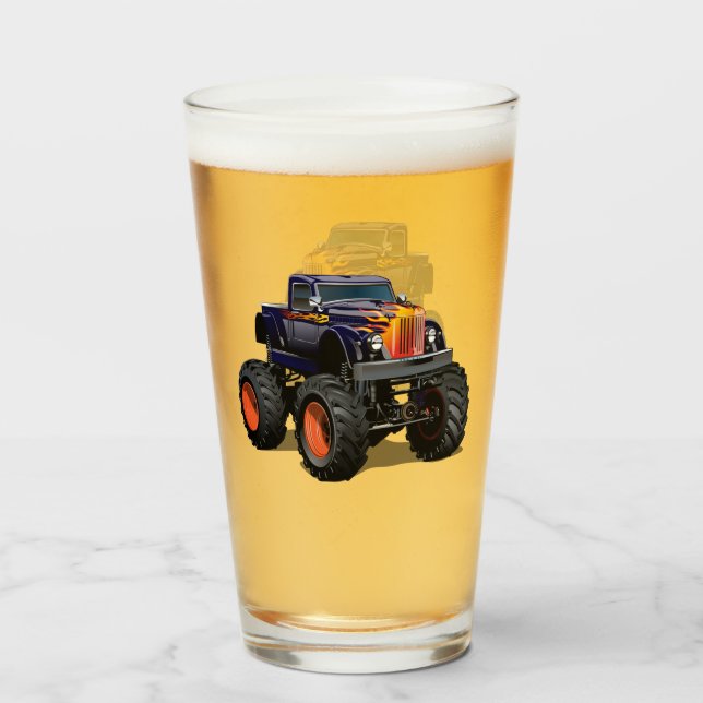 Cartoon car glass (Back Filled)