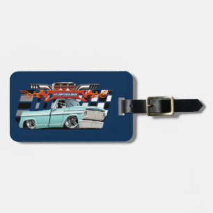 Cartoon car luggage tag