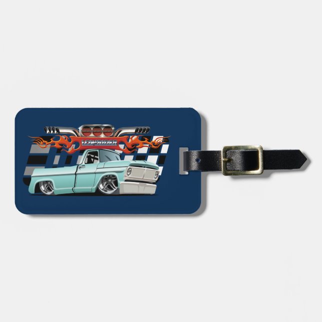 Cartoon car luggage tag (Front Horizontal)