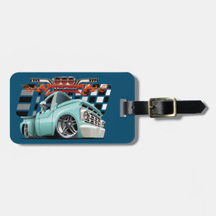 Cartoon car luggage tag