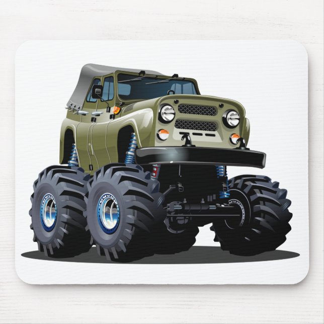 Cartoon car mouse pad (Front)