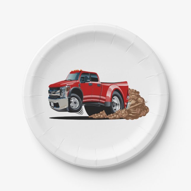 Cartoon car paper plate (Front)