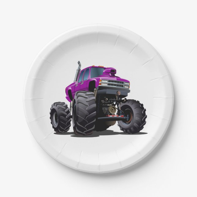 Cartoon car paper plate (Front)