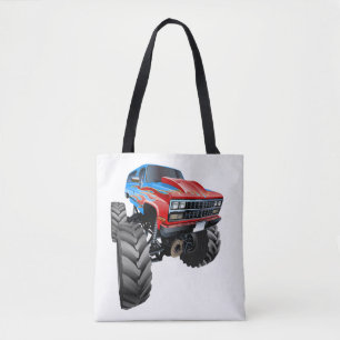 Cartoon car tote bag