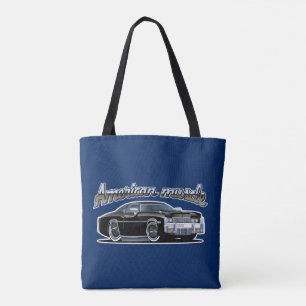 Cartoon car tote bag