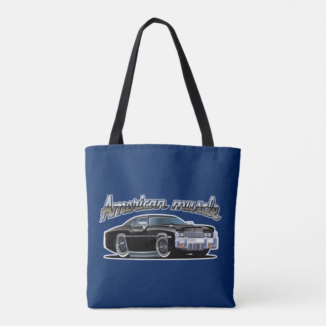 Cartoon car tote bag (Back)