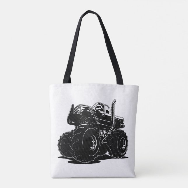 Cartoon car tote bag (Back)
