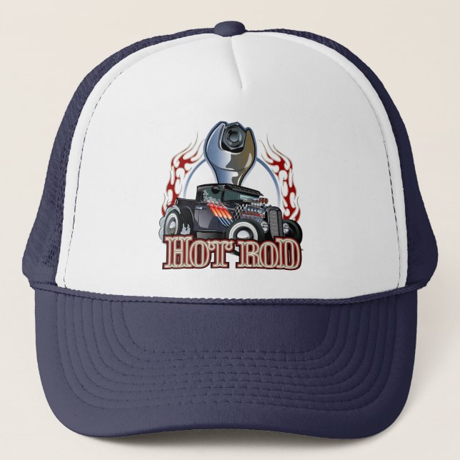 Cartoon car trucker hat (Front)