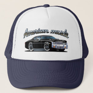 Cartoon car trucker hat