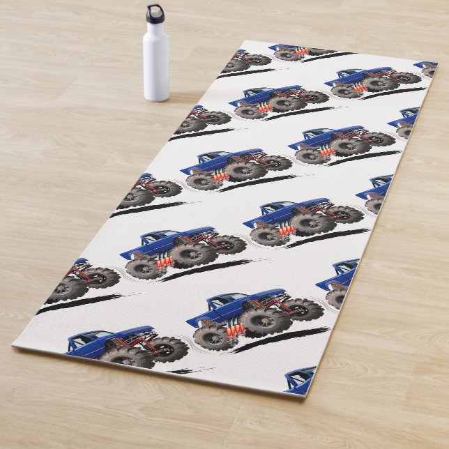 Cartoon car yoga mat (In Situ)