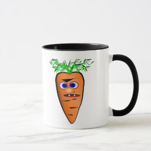 Cartoon Carrot Vegetable Picture Mug